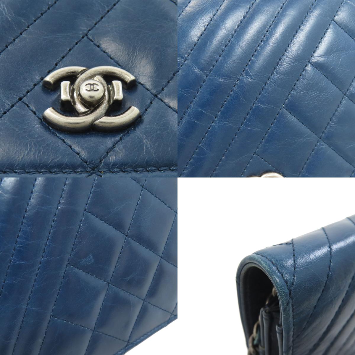シャネル ココマーク マトラッセ シルバー金具 長財布（小銭入れあり） 中古 商品画像18