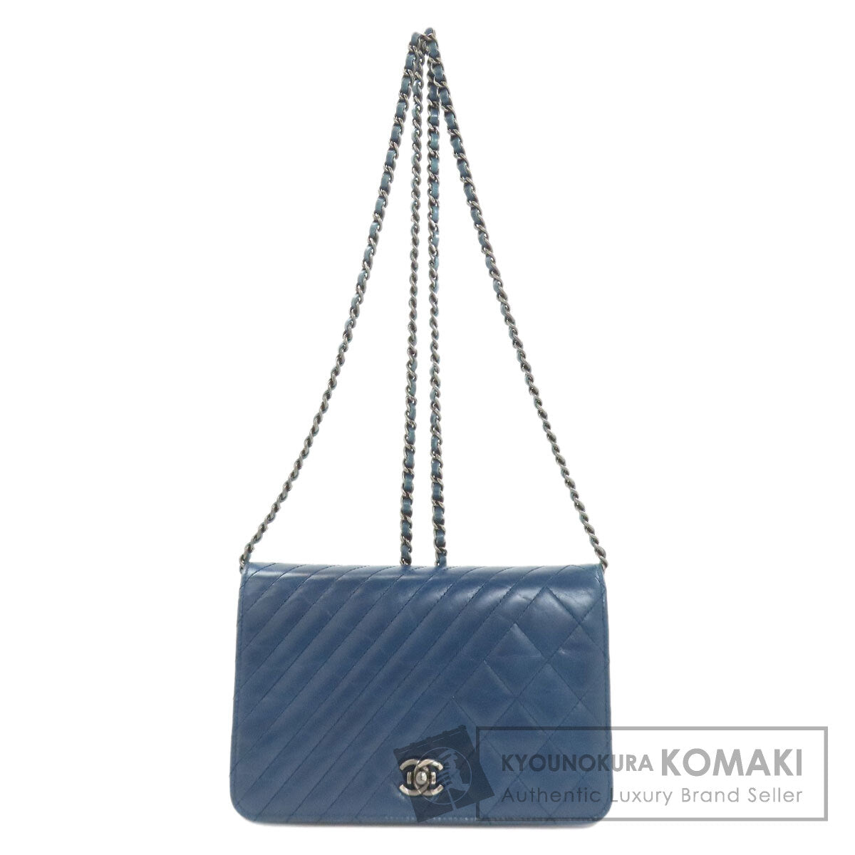 シャネル ココマーク マトラッセ シルバー金具 長財布（小銭入れあり） 中古 商品画像1