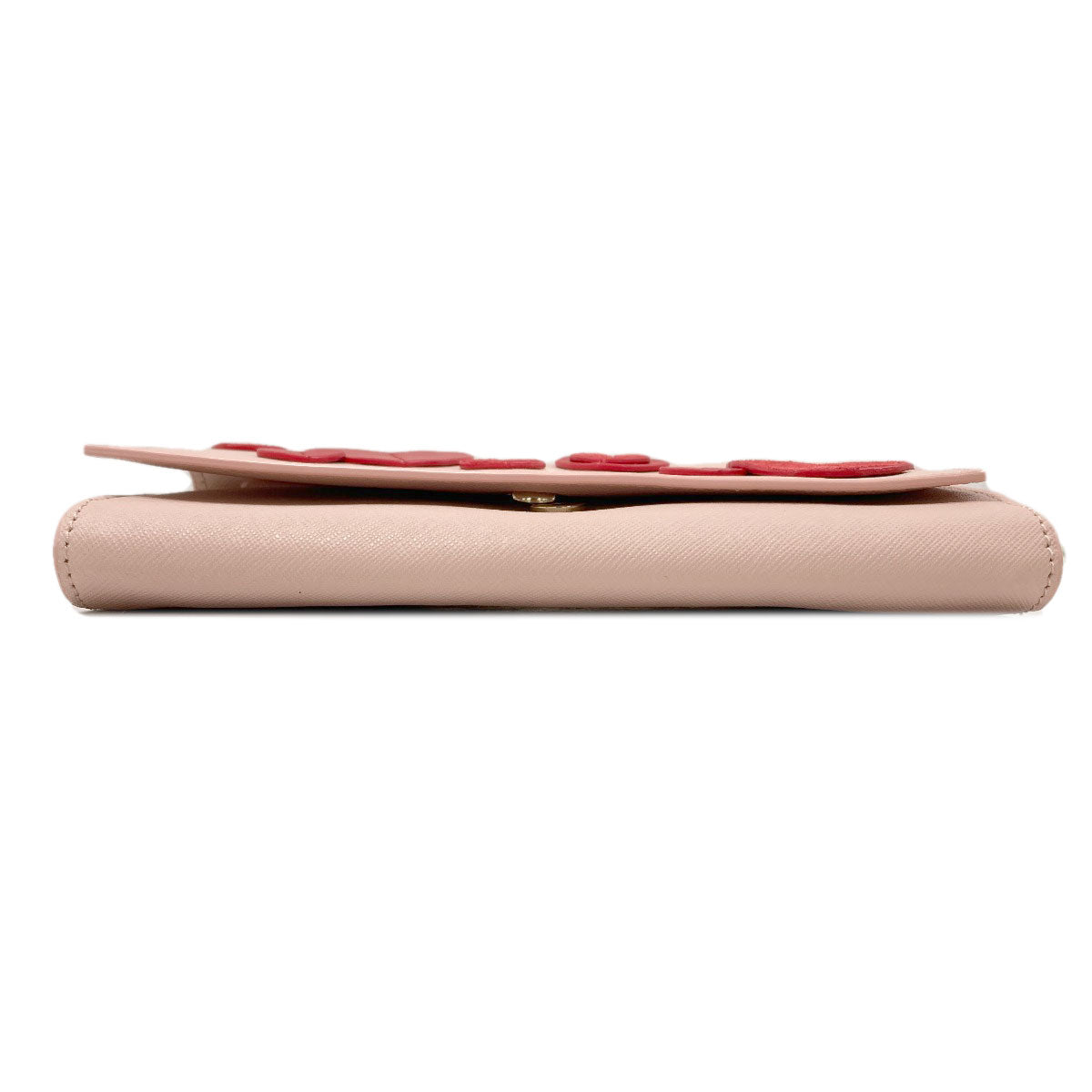 kate spade ケイトスペード ハート チェーン ウォレット 長財布（小銭入れあり） レザー レディース 中古