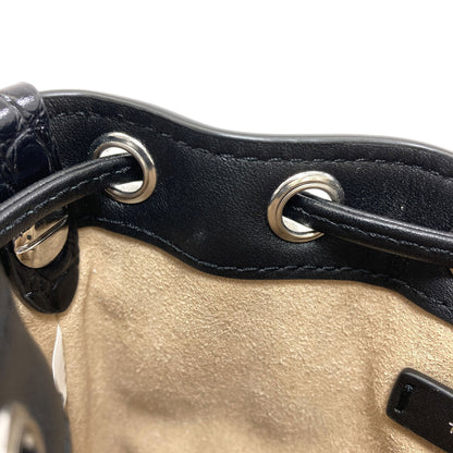 Tory Burch トリーバーチ ブークレ ミニバケット 2WAY ハンドバッグ パイル レディース 中古