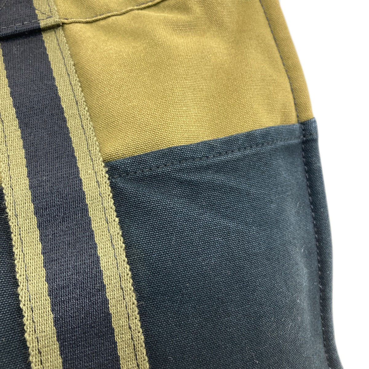 HERMES エルメス サックフールトゥMM ハンドバッグ キャンバス レディース 中古