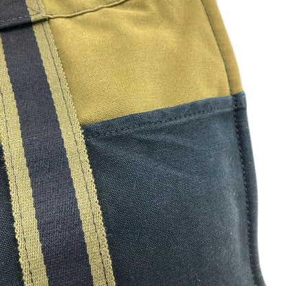 HERMES エルメス サックフールトゥMM ハンドバッグ キャンバス レディース 中古