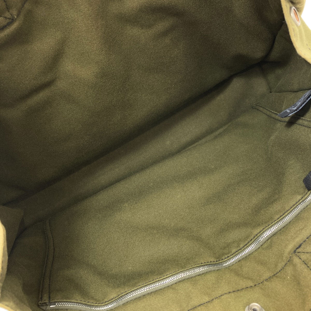 HERMES エルメス サックフールトゥMM ハンドバッグ キャンバス レディース 中古