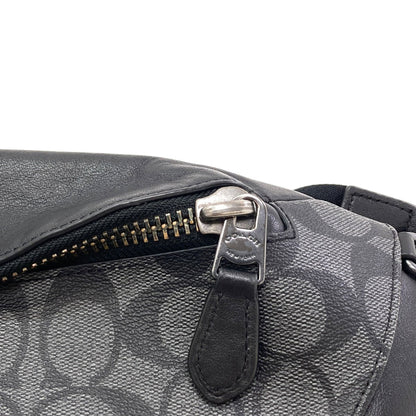 COACH コーチ F78777 シグネチャー ボディバッグ PVC レディース 中古