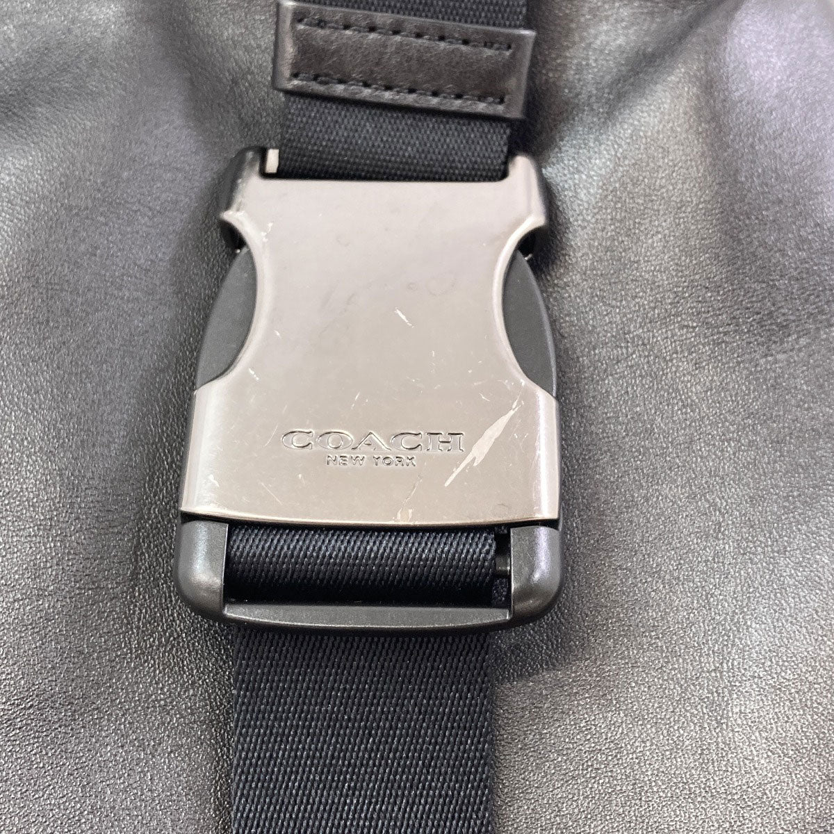 COACH コーチ F78777 シグネチャー ボディバッグ PVC レディース 中古