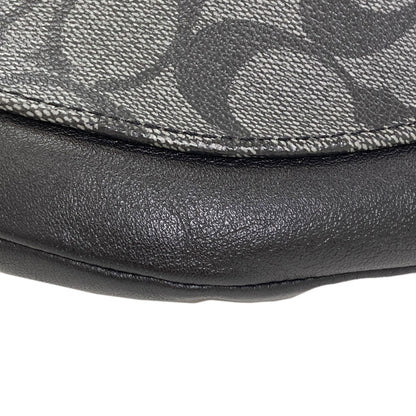 COACH コーチ F78777 シグネチャー ボディバッグ PVC レディース 中古