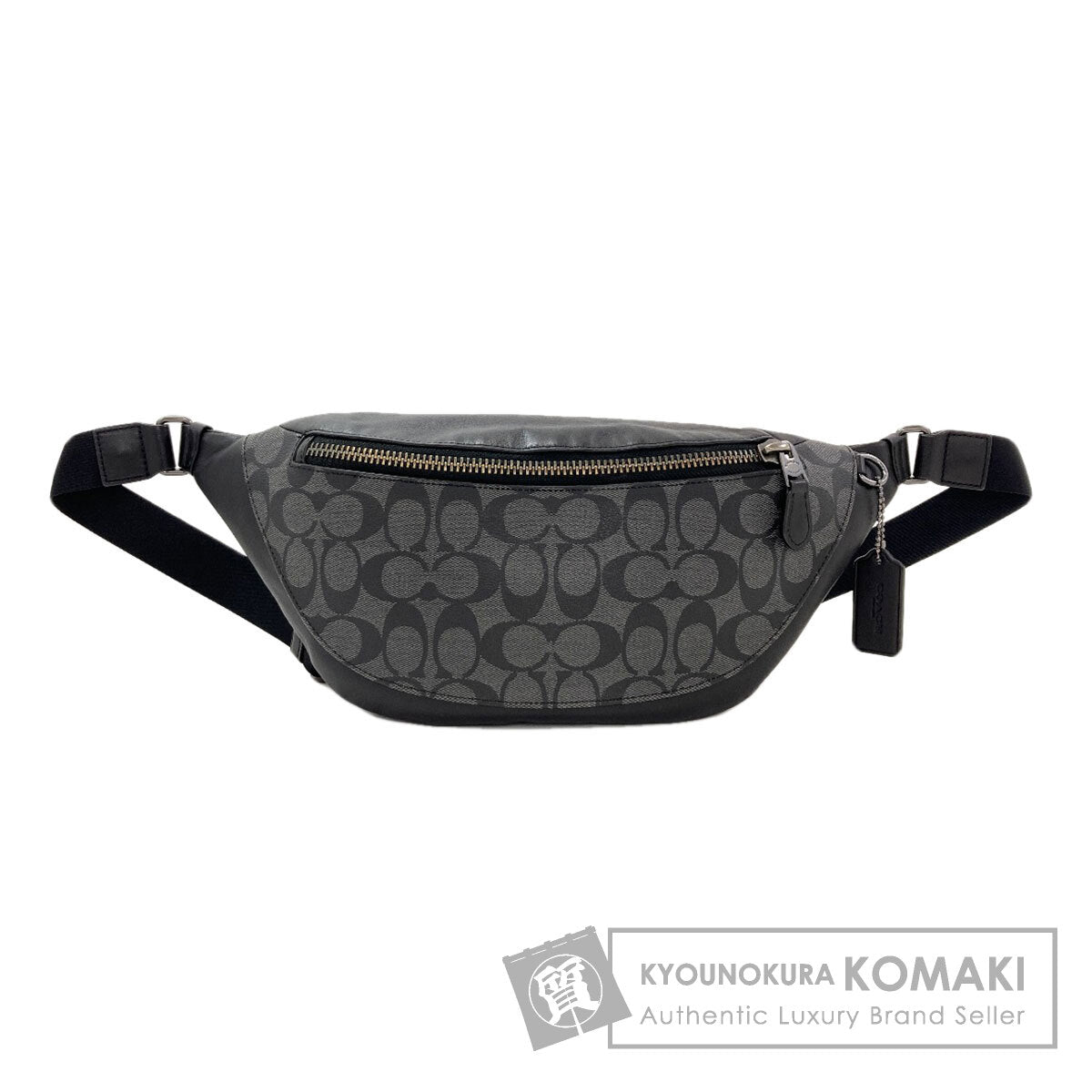COACH コーチ F78777 シグネチャー ボディバッグ PVC レディース 中古