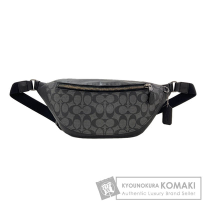 COACH コーチ F78777 シグネチャー ボディバッグ PVC レディース 中古