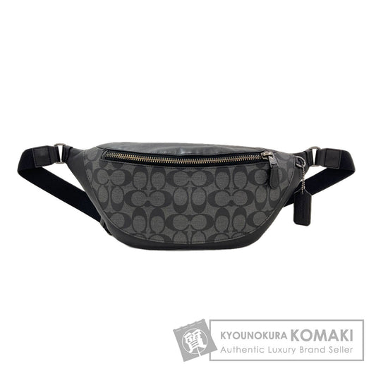 COACH コーチ F78777 シグネチャー ボディバッグ PVC レディース 中古