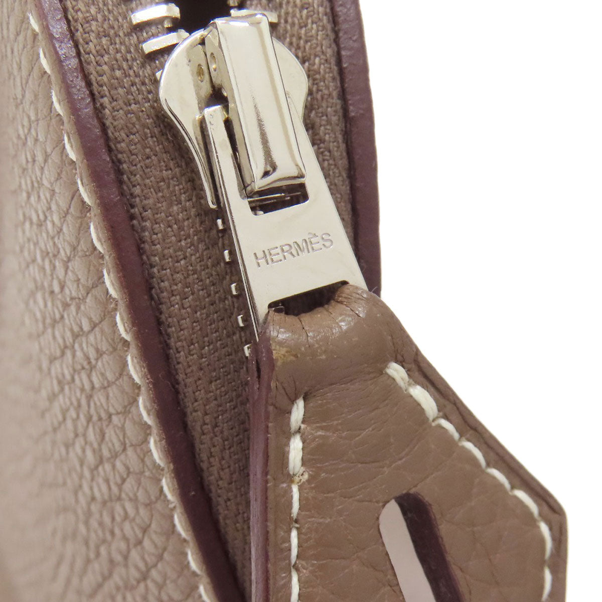 HERMES エルメス ボリード31 エトープ シルバー金具 ハンドバッグ トリヨン レディース 中古