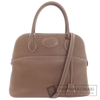 HERMES エルメス ボリード31 エトープ シルバー金具 ハンドバッグ トリヨン レディース 中古