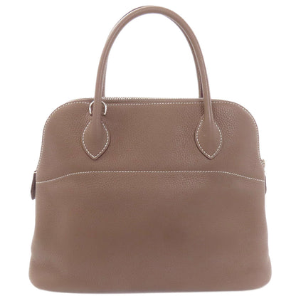 HERMES エルメス ボリード31 エトープ シルバー金具 ハンドバッグ トリヨン レディース 中古