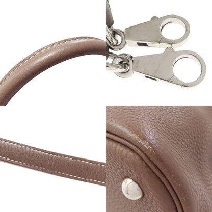 HERMES エルメス ボリード31 エトープ シルバー金具 ハンドバッグ トリヨン レディース 中古