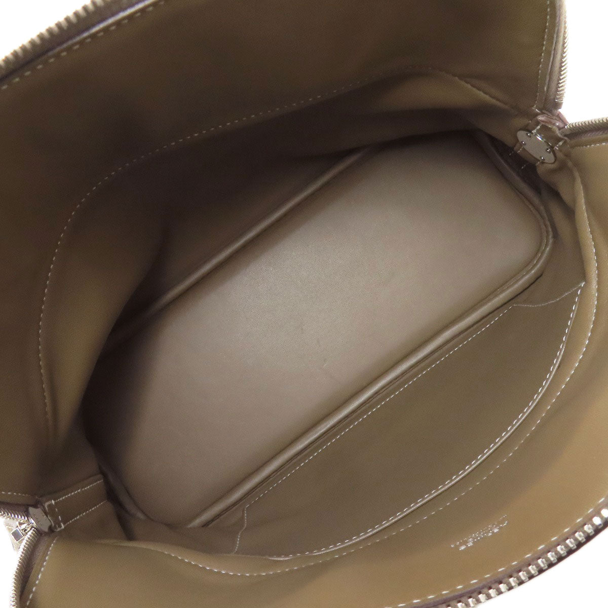 HERMES エルメス ボリード31 エトープ シルバー金具 ハンドバッグ トリヨン レディース 中古