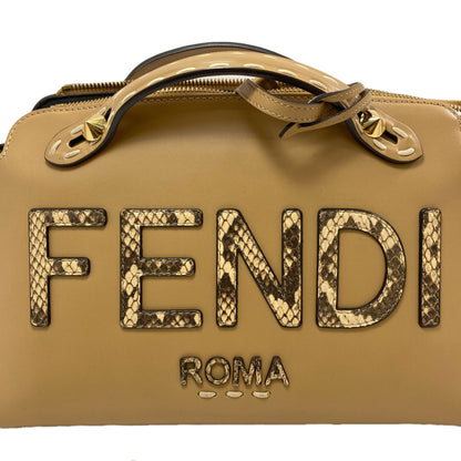 FENDI フェンディ バイザウェイ 2WAY ハンドバッグ パイソン レディース 中古