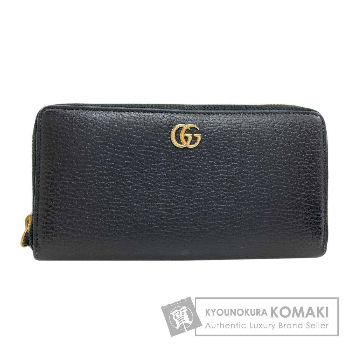 グッチ 456117 ラウンドファスナー GGマーモント ダブルG 長財布（小銭入れあり） 中古 商品画像1