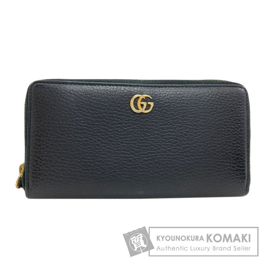 グッチ 456117 ラウンドファスナー GGマーモント ダブルG 長財布（小銭入れあり） 中古 商品画像1