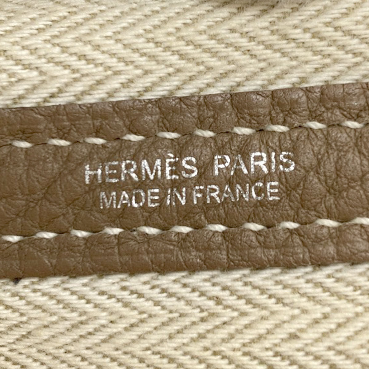 エルメス ガーデンパーティPM エトープ シルバー金具 トートバッグ 中古 商品画像7