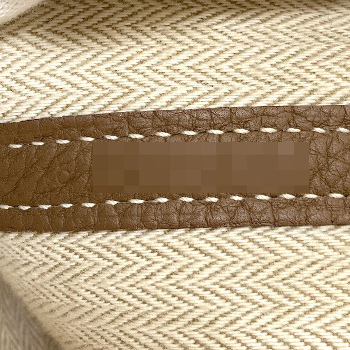 エルメス ガーデンパーティPM エトープ シルバー金具 トートバッグ 中古 商品画像8