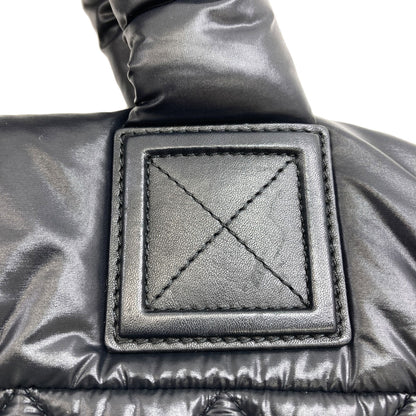 CHANEL シャネル コココクーン シルバー金具 ハンドバッグ ナイロン レディース 中古