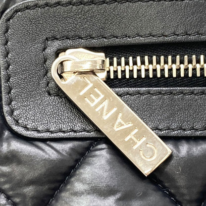 CHANEL シャネル コココクーン シルバー金具 ハンドバッグ ナイロン レディース 中古