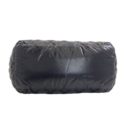 CHANEL シャネル コココクーン シルバー金具 ハンドバッグ ナイロン レディース 中古