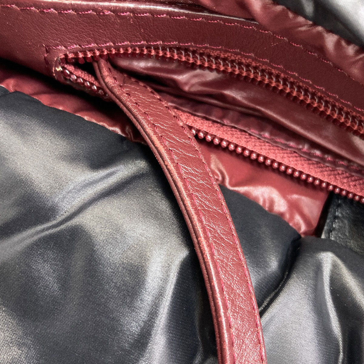 CHANEL シャネル コココクーン シルバー金具 ハンドバッグ ナイロン レディース 中古