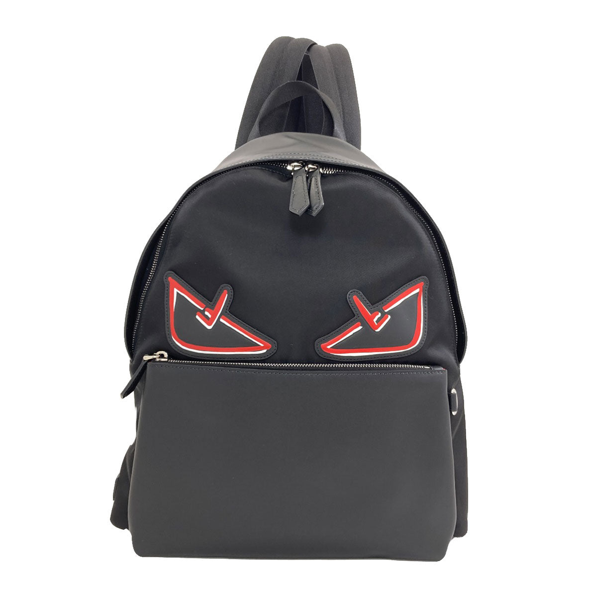 FENDI フェンディ バグズ モンスター リュック・デイパック カーフ レディース 中古