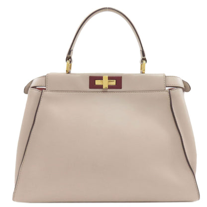 FENDI フェンディ ピーカブー 2WAY ハンドバッグ カーフ レディース 中古