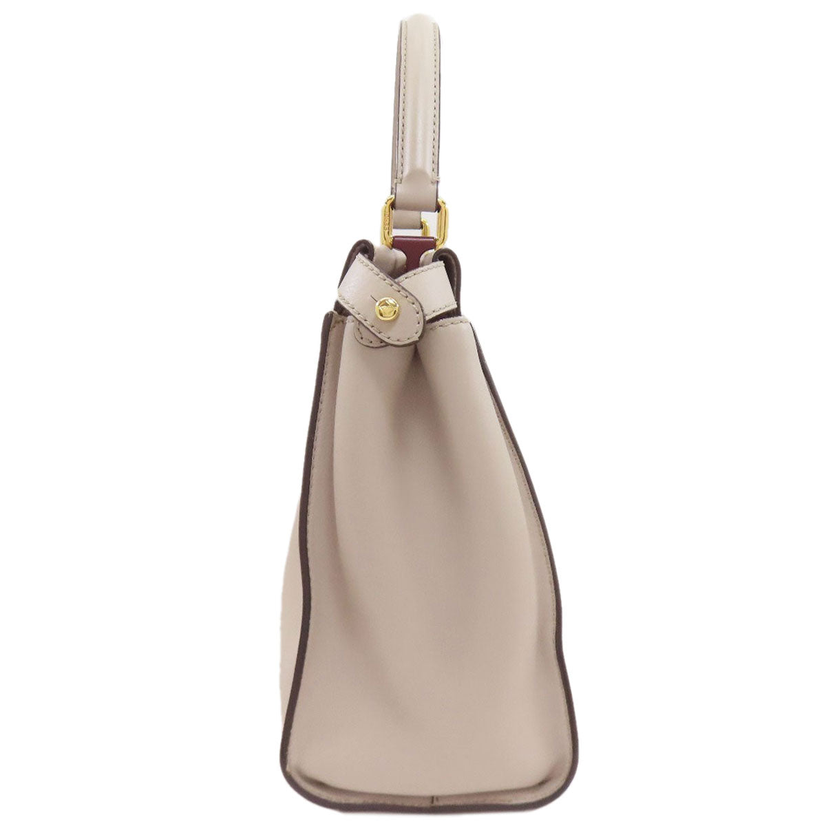 FENDI フェンディ ピーカブー 2WAY ハンドバッグ カーフ レディース 中古