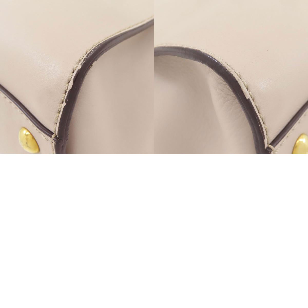 FENDI フェンディ ピーカブー 2WAY ハンドバッグ カーフ レディース 中古