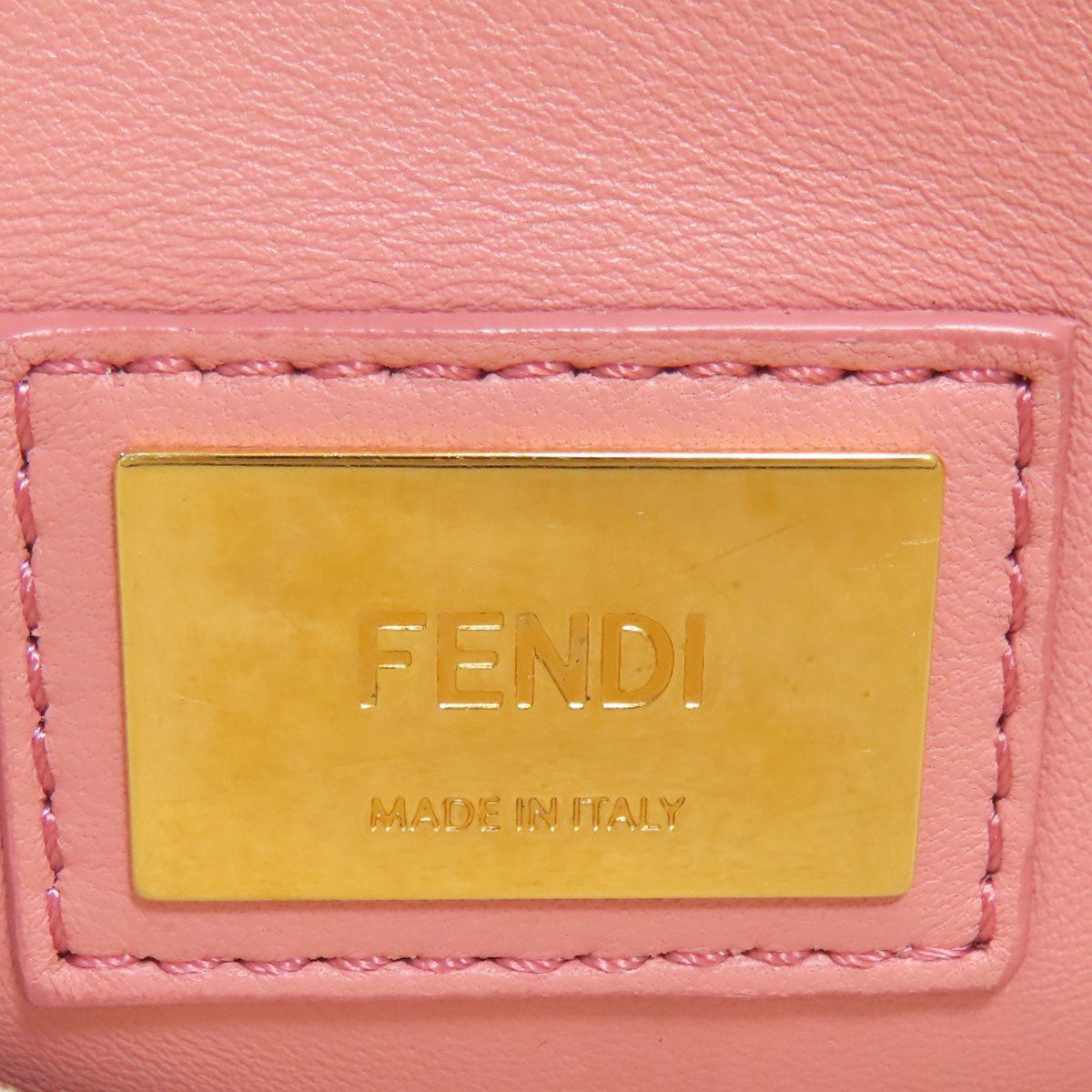 FENDI フェンディ ピーカブー 2WAY ハンドバッグ カーフ レディース 中古