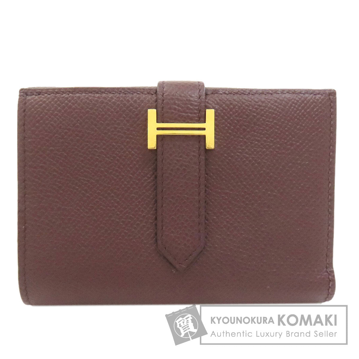 エルメス ベアン コンビネ ゴールド金具 二つ折り財布（小銭入れあり） 中古 商品画像1