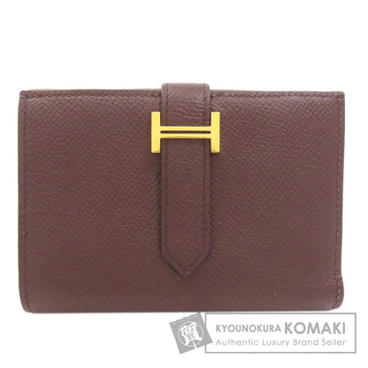 エルメス ベアン コンビネ ゴールド金具 二つ折り財布（小銭入れあり） 中古 商品画像1