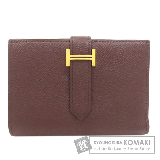 エルメス ベアン コンビネ ゴールド金具 二つ折り財布（小銭入れあり） 中古 商品画像1