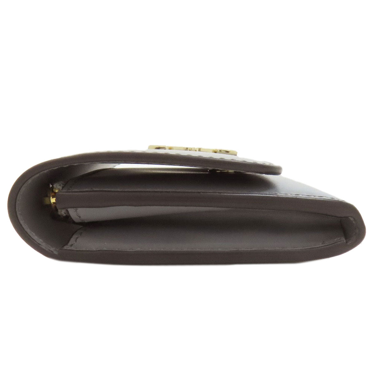 CARTIER カルティエ ドゥーブルC ドゥ カルティエ コンパクトウォレット 二つ折り財布（小銭入れあり） レザー レディース 中古
