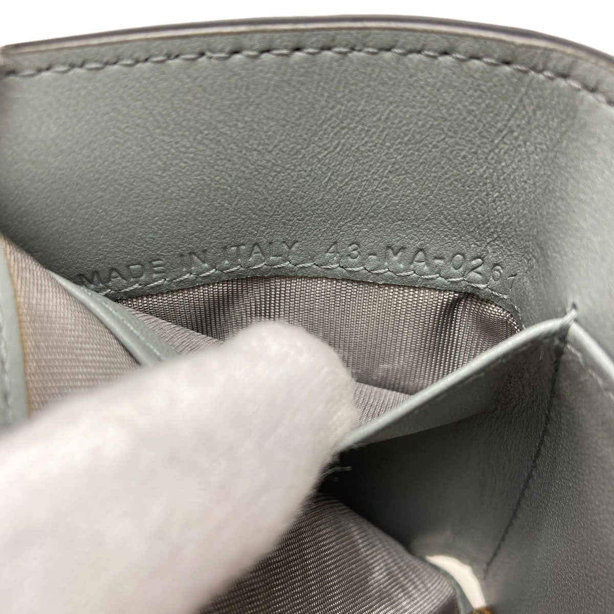 クリスチャンディオール サドル ロータス 二つ折り財布（小銭入れあり） 中古 商品画像9