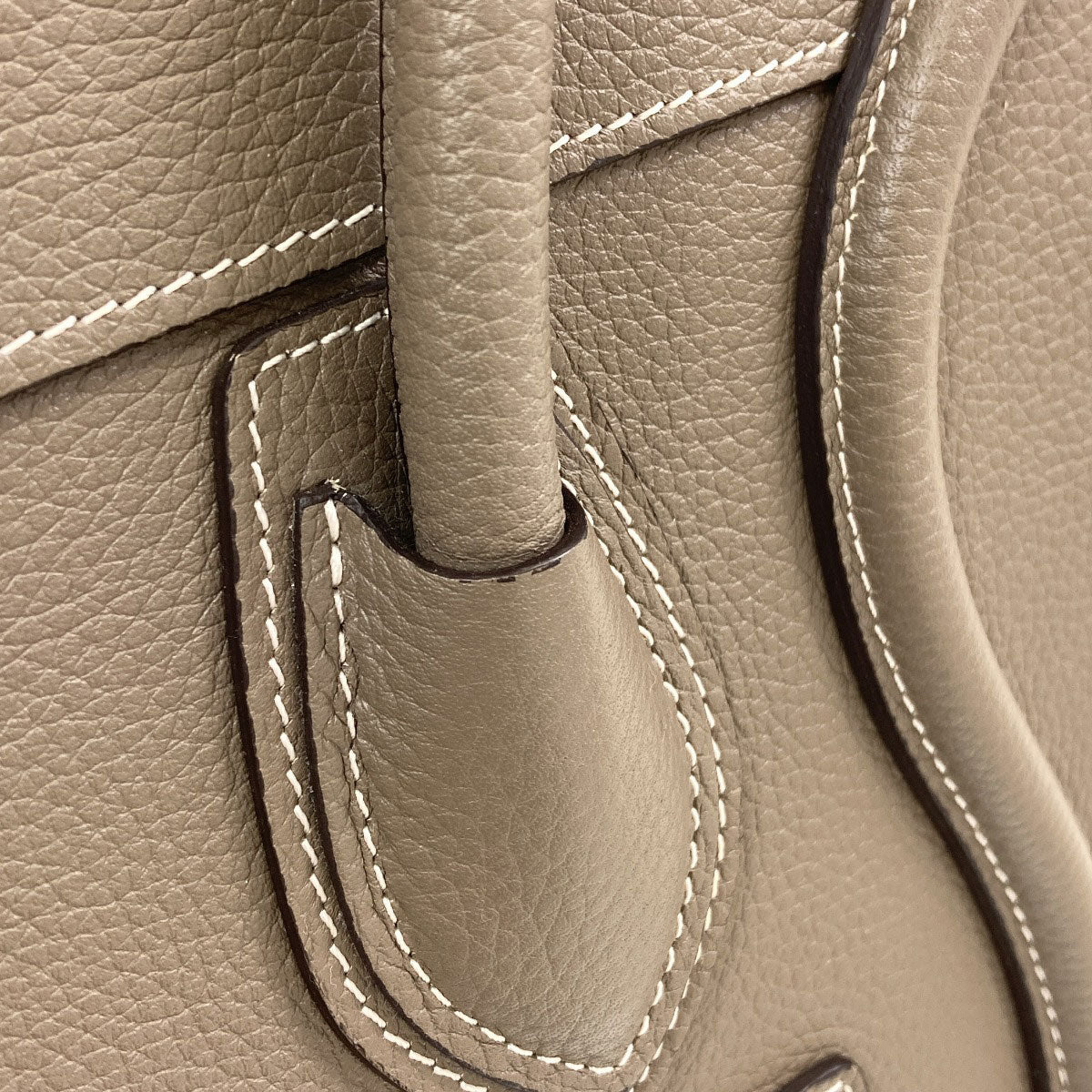 CELINE セリーヌ ラゲージマイクロ ハンドバッグ カーフ レディース 中古