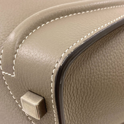CELINE セリーヌ ラゲージマイクロ ハンドバッグ カーフ レディース 中古