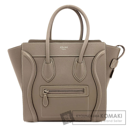 CELINE セリーヌ ラゲージマイクロ ハンドバッグ カーフ レディース 中古