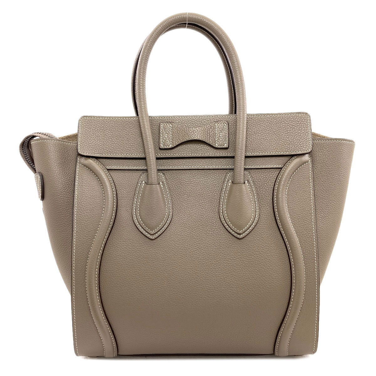 CELINE セリーヌ ラゲージマイクロ ハンドバッグ カーフ レディース 中古
