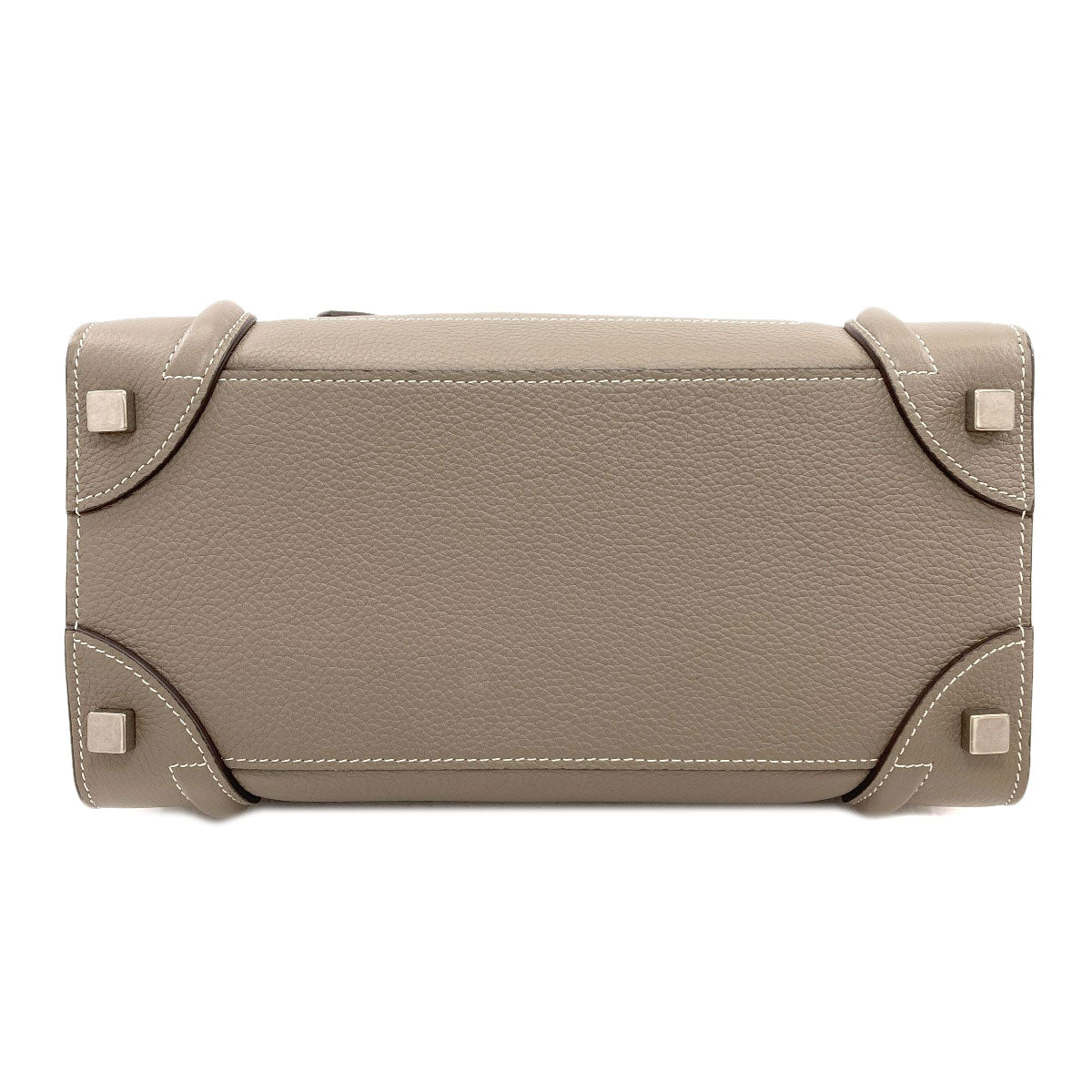 CELINE セリーヌ ラゲージマイクロ ハンドバッグ カーフ レディース 中古