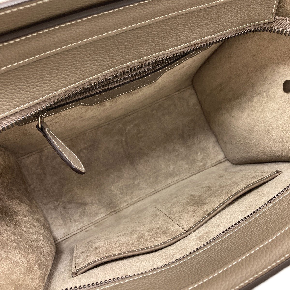 CELINE セリーヌ ラゲージマイクロ ハンドバッグ カーフ レディース 中古