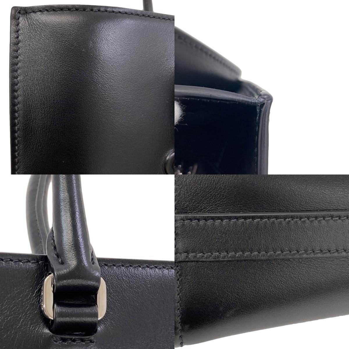 PRADA プラダ ロゴ ハンドバッグ カーフ レディース 中古