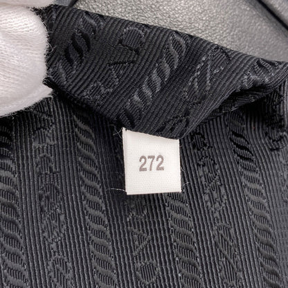 PRADA プラダ ロゴ ハンドバッグ カーフ レディース 中古