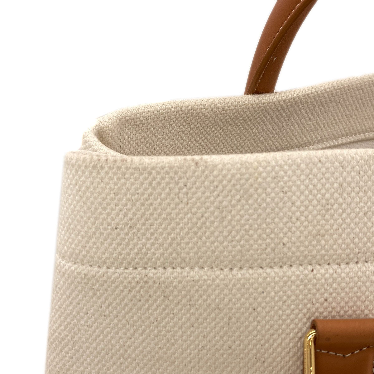 CELINE セリーヌ ホリゾンタル カバ ハンドバッグ キャンバス レディース 中古