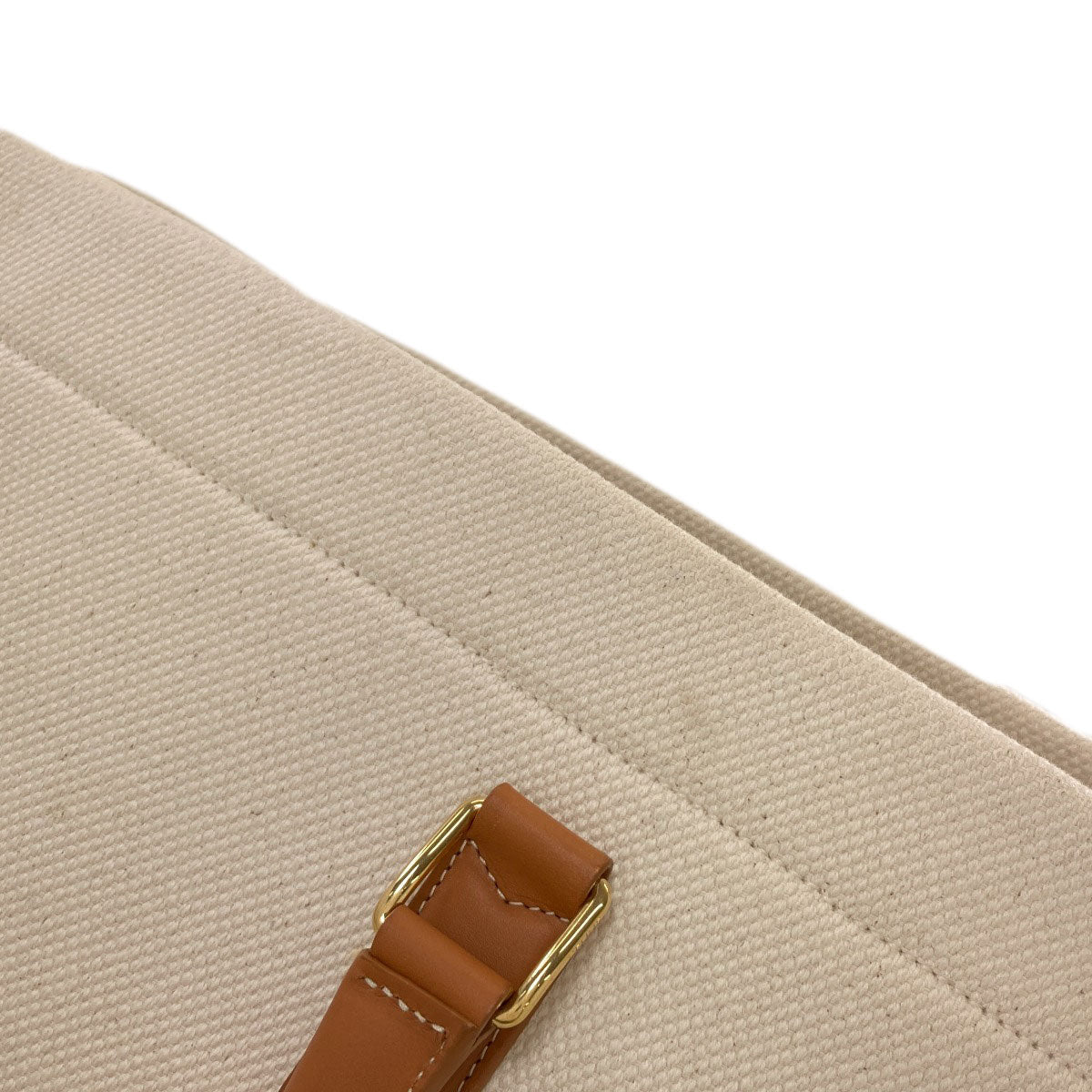 CELINE セリーヌ ホリゾンタル カバ ハンドバッグ キャンバス レディース 中古