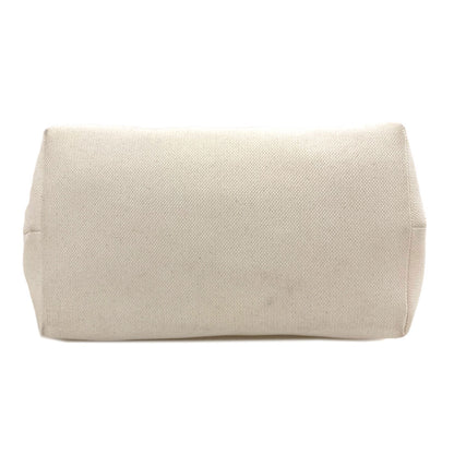 CELINE セリーヌ ホリゾンタル カバ ハンドバッグ キャンバス レディース 中古