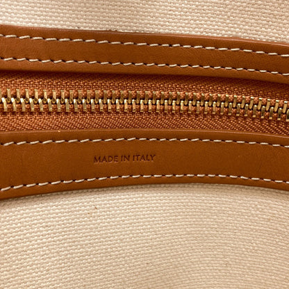 CELINE セリーヌ ホリゾンタル カバ ハンドバッグ キャンバス レディース 中古