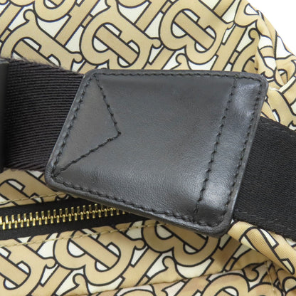 BURBERRY バーバリー TBモノグラム ボディバッグ ナイロン レディース 中古